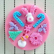 WilsonBaking Love Collection - Christmas Tree Decor Mold Decorations Silicone Mold Silicone Fondant Lace Molds... N4