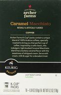 ARCHER FARMS Caramel Macchiato 18 Single Servings