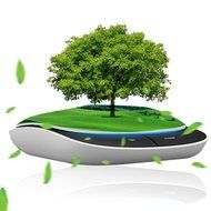 Build Excellent Solar Energy Car Air Purifier/Cleaner,Negative Ion Oxygen Bar Aromatherapy Aroma Diffuser N5