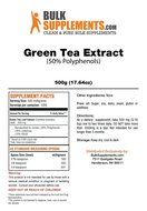 BulkSupplements Pure Green Tea 50% Polyphenols Powder (250 grams) N3
