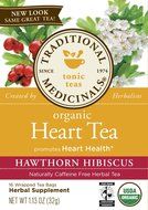 Traditional Medicinals Organic Heart Tea, 16 -Count Tea Bags, (Pack of 6) N3