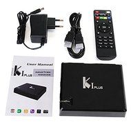 K1 PLUS Amlogic S905 4K KODI TV Box Android 5.1 1G/8G 2.4G WIFI LAN HDMI 3D DLNA AirPlay Miracast Netflix TV Receiver N6