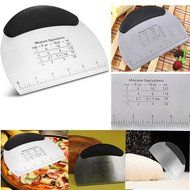 Accmor Stainless Steel Pastry Blender and Scraper /Cutter Set - Professional Dough Blender with Blades, Multipurpose... N3