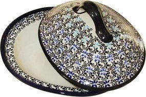 Boleslawiec Stoneware Polish Pottery 10" Covered Baker Eva's Collection "Martina" N4