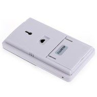 White Meter Temperature Digital LCD Indoor/Outdoor Thermometer Hygrometer