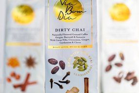 100% Naturally Flavored Coffee, Cinnamon Chocolate, Ground Coffee + Real Cacao Nibs &amp; Cinnamon (no artificial... N5