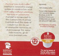Puroast Low Acid Coffee Single Serve Coffee - House Blend - 12 pk N2
