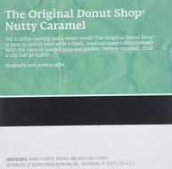 The Original Donut Shop Coffee Nutty Caramel 12 Count K-Cups N6