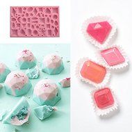 "Mini Gem Diamond Shape Fondant Mold Silicone Cake Candy Chocolate Mould Cake Decorating Tool" shopping
