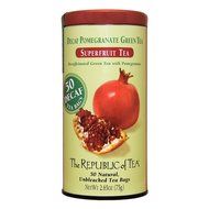 The Republic of Tea, Pomegranate Green Tea Decaf, 50-Count
