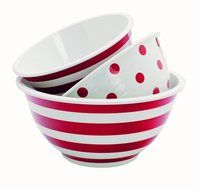 Anchor Hocking 3-Piece Decorated Melamine Mixing Bowl Set N2
