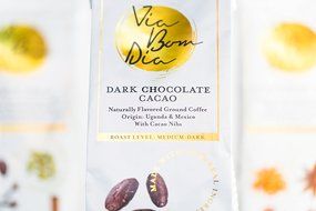 100% Naturally Flavored Coffee, Cinnamon Chocolate, Ground Coffee + Real Cacao Nibs &amp; Cinnamon (no artificial... N6