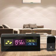 New arrival Rectangle Digital Weather Station Humidity Temperature thermometer LED Weather Clock stazione meteo...