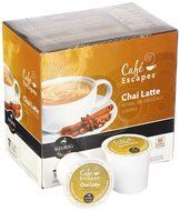 Caf&eacute; Escapes Chai Latte, K-Cup Portion Count for Keurig Brewers, 24-Count N56
