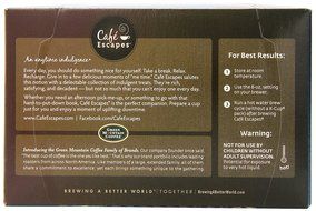 Caf&eacute; Escapes Chai Latte, K-Cup Portion Count for Keurig Brewers, 24-Count N57