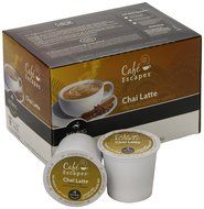 Caf&eacute; Escapes Chai Latte, K-Cup Portion Count for Keurig Brewers, 24-Count N59