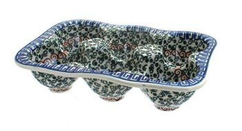 Polish Pottery Athena Egg Tray (6-Count)