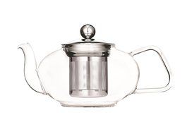 Europeware T8207 Pyrex Glass Tea Pot with Filter, 40.5 oz, Clear
