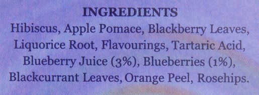 London Fruit &amp; Herb Company Tea, Blueberry Bliss, 20 Count N3