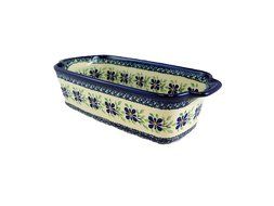 Polish Pottery Rectangular Baker Loaf Pan 9 x 5 x 2.5 N7