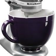 KitchenAid KSMCB5LW 5-Qt. Tilt-Head Ceramic Bowl - White Chocolate N4