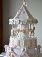 Yunko Carousel Horse Cake Decorating Tools Silicone Fondnt Mold Chocolate Candy Sugar Mould N2