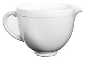 KitchenAid KSMCB5LW 5-Qt. Tilt-Head Ceramic Bowl - White Chocolate N5