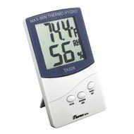 White Meter Temperature Digital LCD Indoor/Outdoor Thermometer Hygrometer N2
