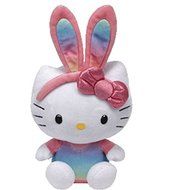 6" TY Hello Kitty little Bunny Plush Doll Stuffed Animal Toy Rainbow -1141017