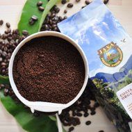 Java Planet - Costa Rican USDA Organic Coffee Beans, Dark Roast, Arabica Gourmet Coffee Grade A, packaged in two...