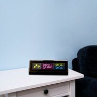 New arrival Rectangle Digital Weather Station Humidity Temperature thermometer LED Weather Clock stazione meteo... N4