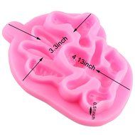 Mujiang Animal Molds Silicone Fondant Cake Decorating Supplies Set Of 5