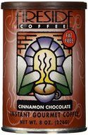 Fireside Coffee Cafe Mocha Instant Flavored Coffee 8 Ounce Canister - Cinnamon Chocolate N2