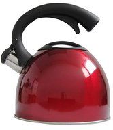 Red Stainless Steel Tea Kettle 2.5 Qt &ndash; Luxury Modern Design &ndash; Nylon Handle &amp; Whistler &ndash; Enhance Kitchen D&eacute;cor... N4