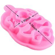 Mujiang Animal Molds Silicone Fondant Cake Decorating Supplies Set Of 5 N2