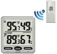 Ambient Weather WS-70 Big Digit 8-Channel Wireless Thermo-Hygrometer