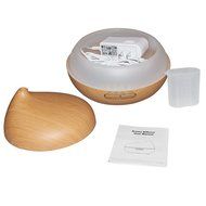 MixMart 300ml Essential Oil Diffuser Wood Grain Cool Mist Humidifier with Color LED Lights Changing N2