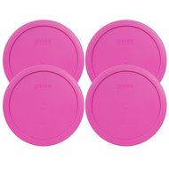 Pyrex 7402-PC Round 6/7 Cup Storage Lid for Glass Bowls (2, Pink) N5