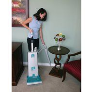 SEBO 9591AT Essential G1 Upright Vacuum with 12-Inch Power Head, Light Gray and Teal - Corded N4