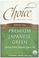 Choice Organic, Premium Japanese Green Tea, 16 ct N5