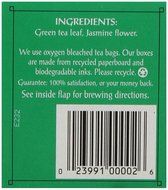 Triple Leaf Tea, Jasmine Green Tea, 20 Tea Bags (Pack of 6) N6