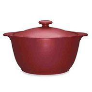Noritake Colorwave Covered Casserole Dish Raspberry