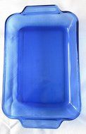 Anchor Hocking (2 Qt) Cobalt Blue Casserole Baking Dish Ovenware (8 X 11.5 X2 ) N2
