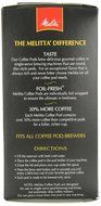 Melitta Coffee Pods, Buzzworthy, Dark Roast, 18-Count (Pack of 4) N3