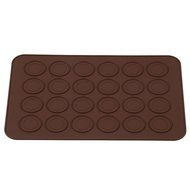 Silicone Pastry Cake Macaron Macaroon Baking Mould 24-cavity Baking Sheet Mat N2