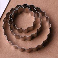 ASDOMO Peony Shape Sugarcraft Cake Decorating Cookies Pastry Baking Cutter Mould Tool 6 PCS 2 Sets N3