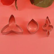 ASDOMO Peony Shape Sugarcraft Cake Decorating Cookies Pastry Baking Cutter Mould Tool 6 PCS 2 Sets N4