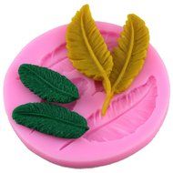 Mujiang 4 Feathers Silicone Fondant Molds Candy Making Cake Decorating Chocoloate Mould For Sugar Craft Gum Paste &hellip;