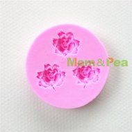 Mom&amp;pea 0655 Mini Flowers Shaped Silicone Mould for Fondant Cake Sugar Paste Cake Decoration 3d Cake Toppers Mold...