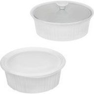 CorningWare French White III 4-Piece Bakeware Set #1108190